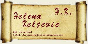 Helena Keljević vizit kartica